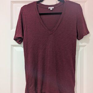 Splendid Slub Knit V-Neck Tee